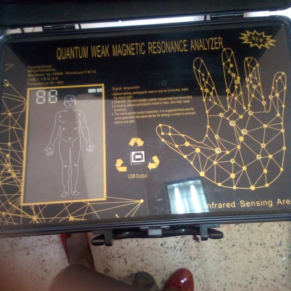 Quantum Scanner device showing safe daily operation in medical clinic