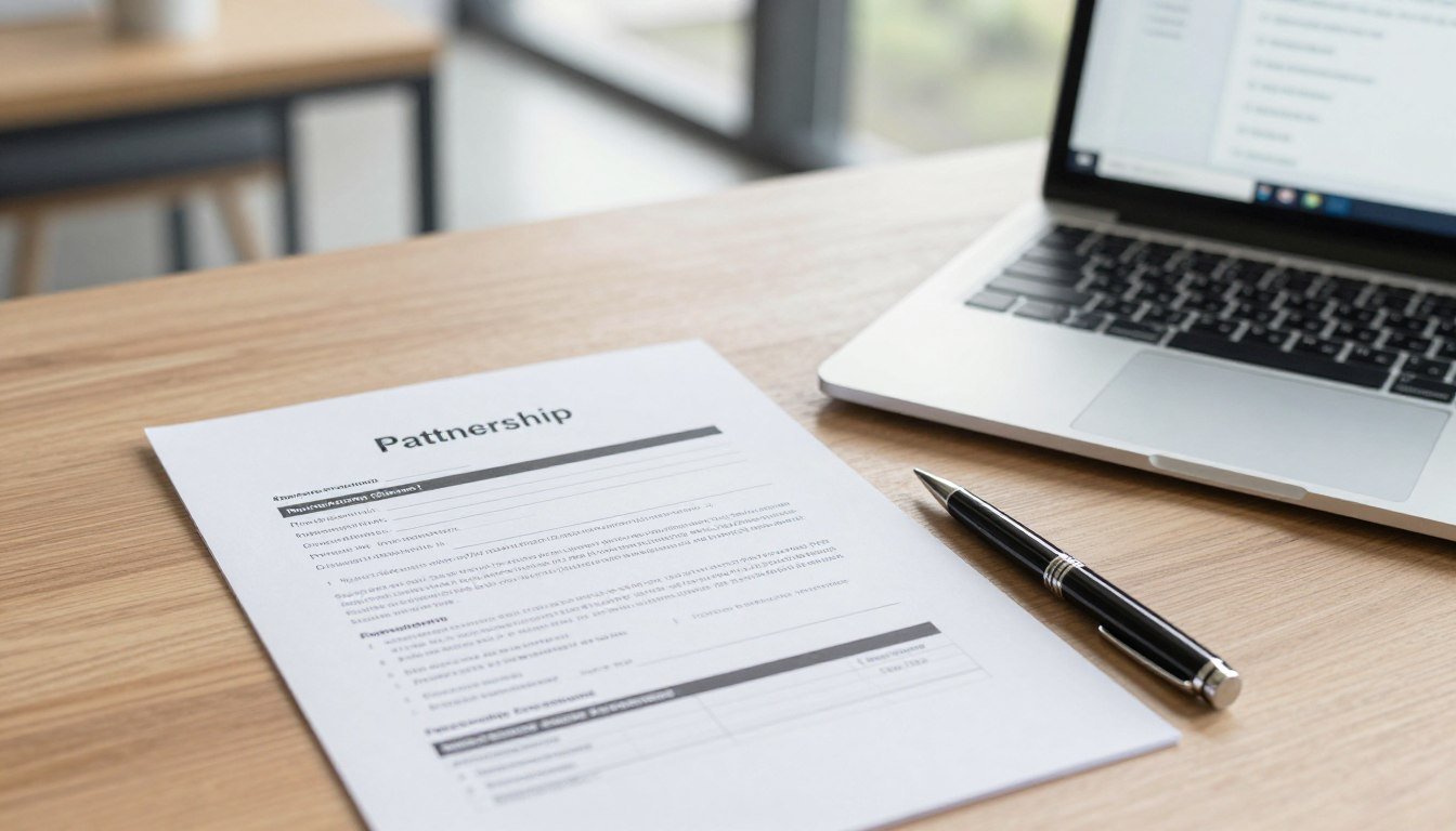Business application and partnership agreement
