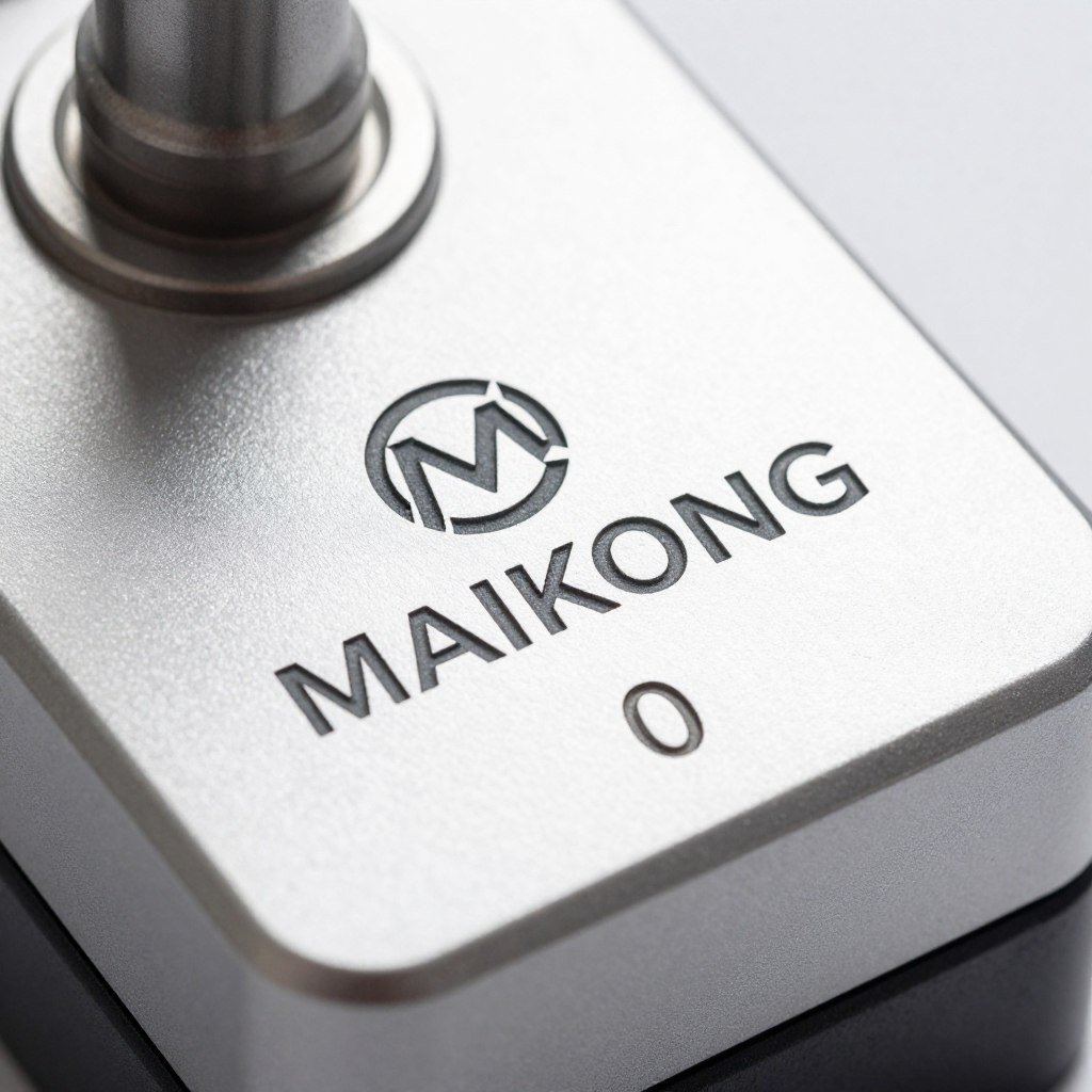Close-up of MAIKONG trademark and serial number on quantum analyzer
