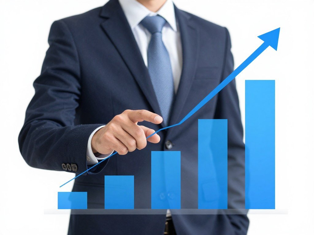 Financial growth chart representing dealer profit potential