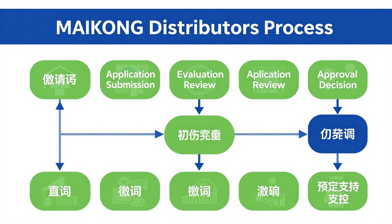 MAIKONG distributor application and approval process flowchart MAIKONG distributor application and approval process flowchart