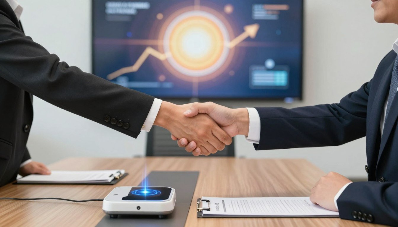 MAIKONG partnership handshake representing distributor agreement MAIKONG partnership handshake representing distributor agreement