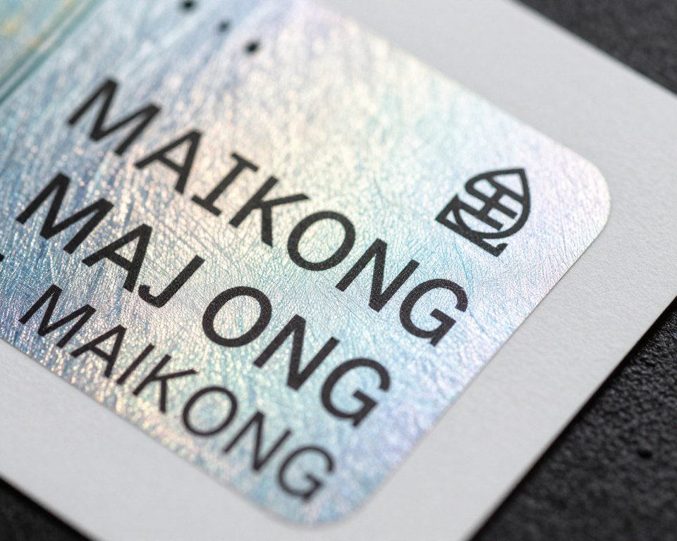 MAIKONG quantum resonance magnetic analyzer authentication hologram sticker