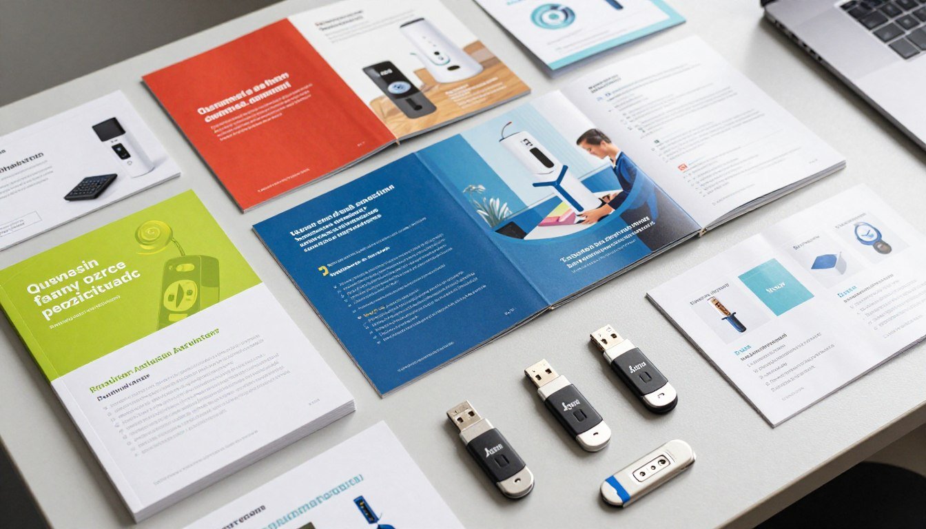 Marketing materials and training resources for distributors