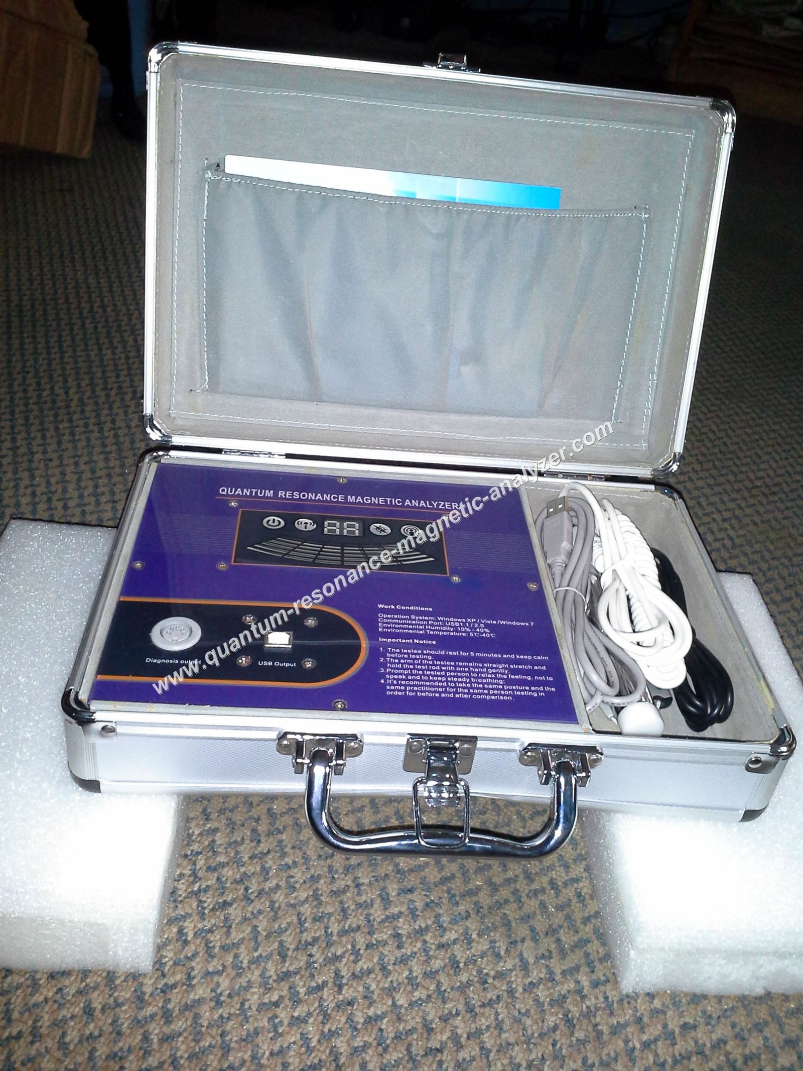 quantum analyzer non-invasive painless testing