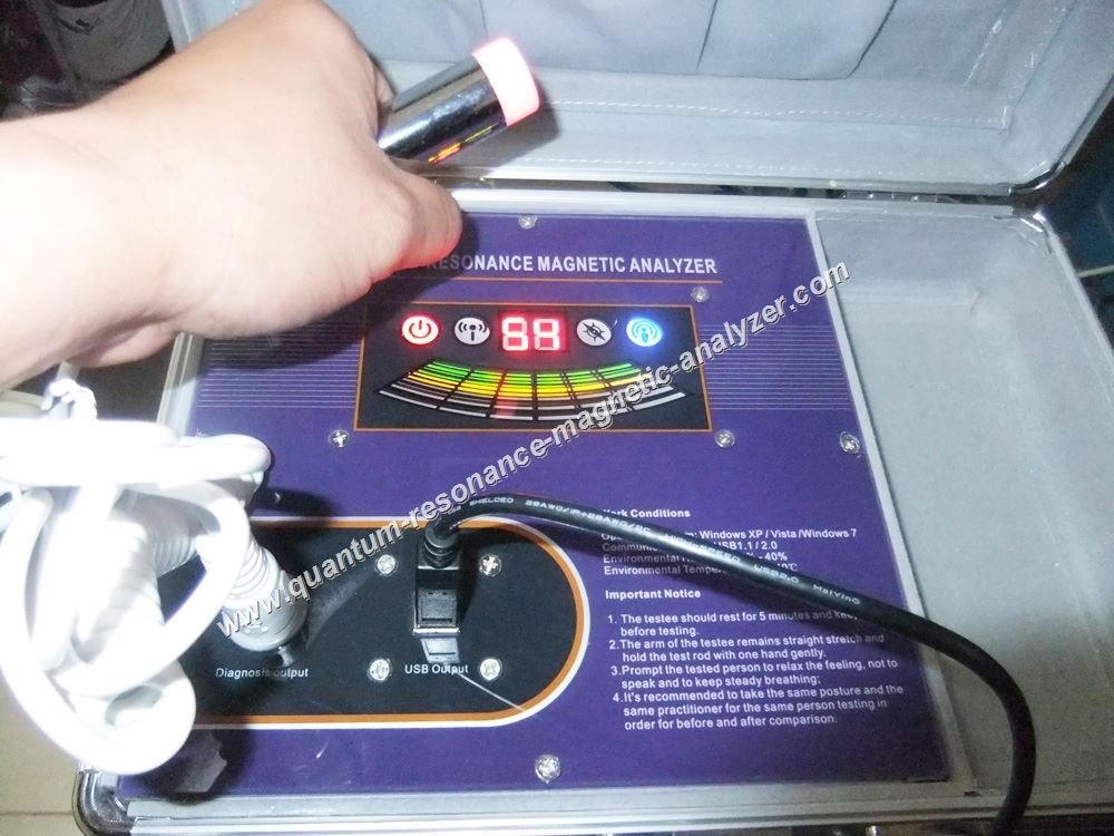 quantum resonance magnetic analyzer