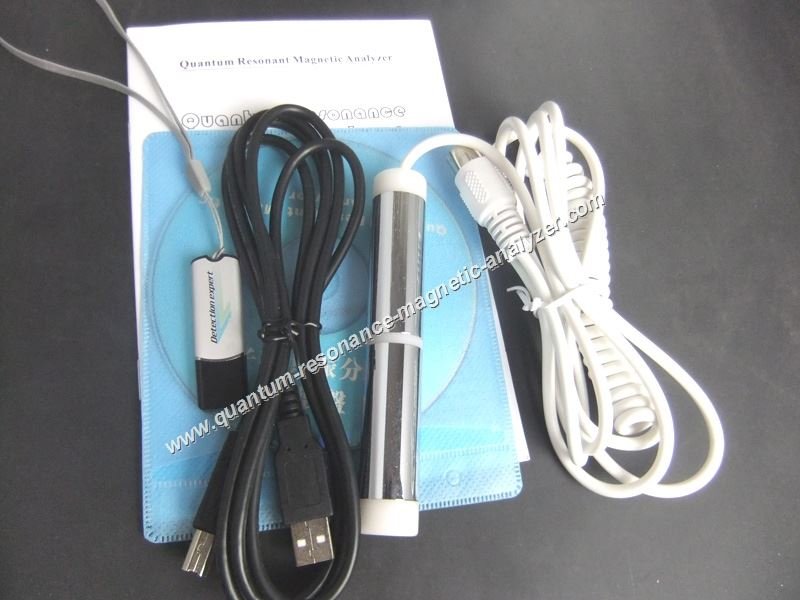 MAIKONG quantum resonance magnetic analyzer test rod being held properly