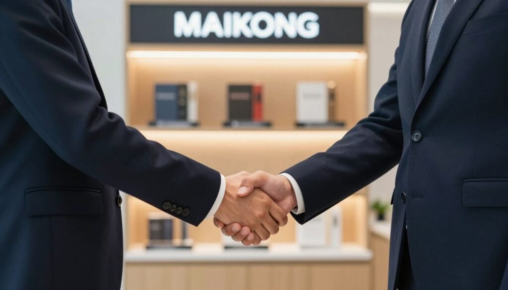 business partnership handshake MAIKONG dealer opportunity
