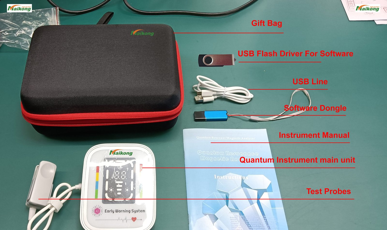 Philippine healthcare professional using quantum scanner in modern clinic setting