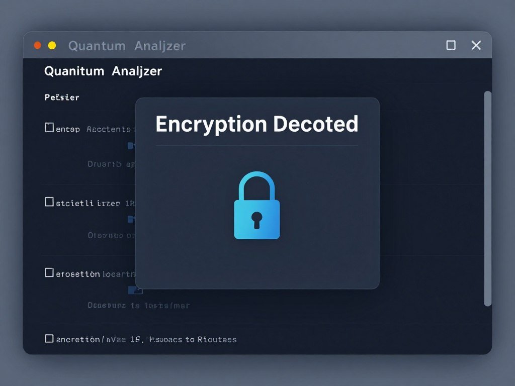 quantum analyzer software successful launch with encryption lock