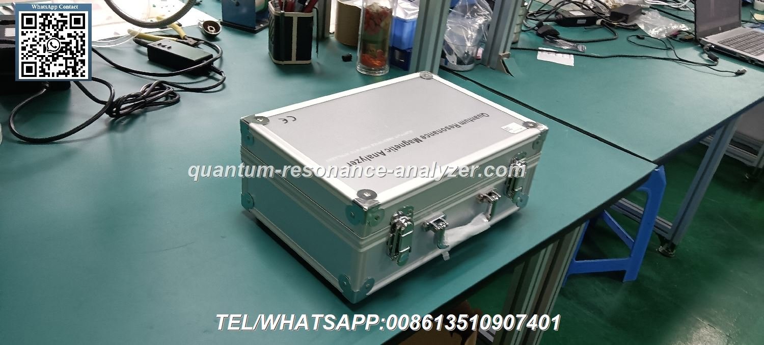 Complete MAIKONG quantum analyzer package contents laid out systematically