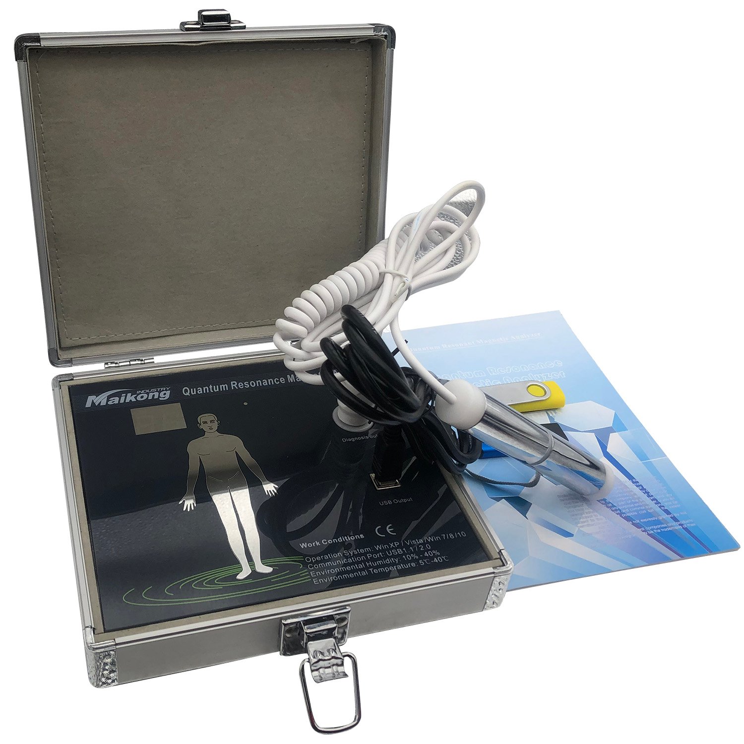 quantum resonance magnetic analyzer software interface displaying health reports