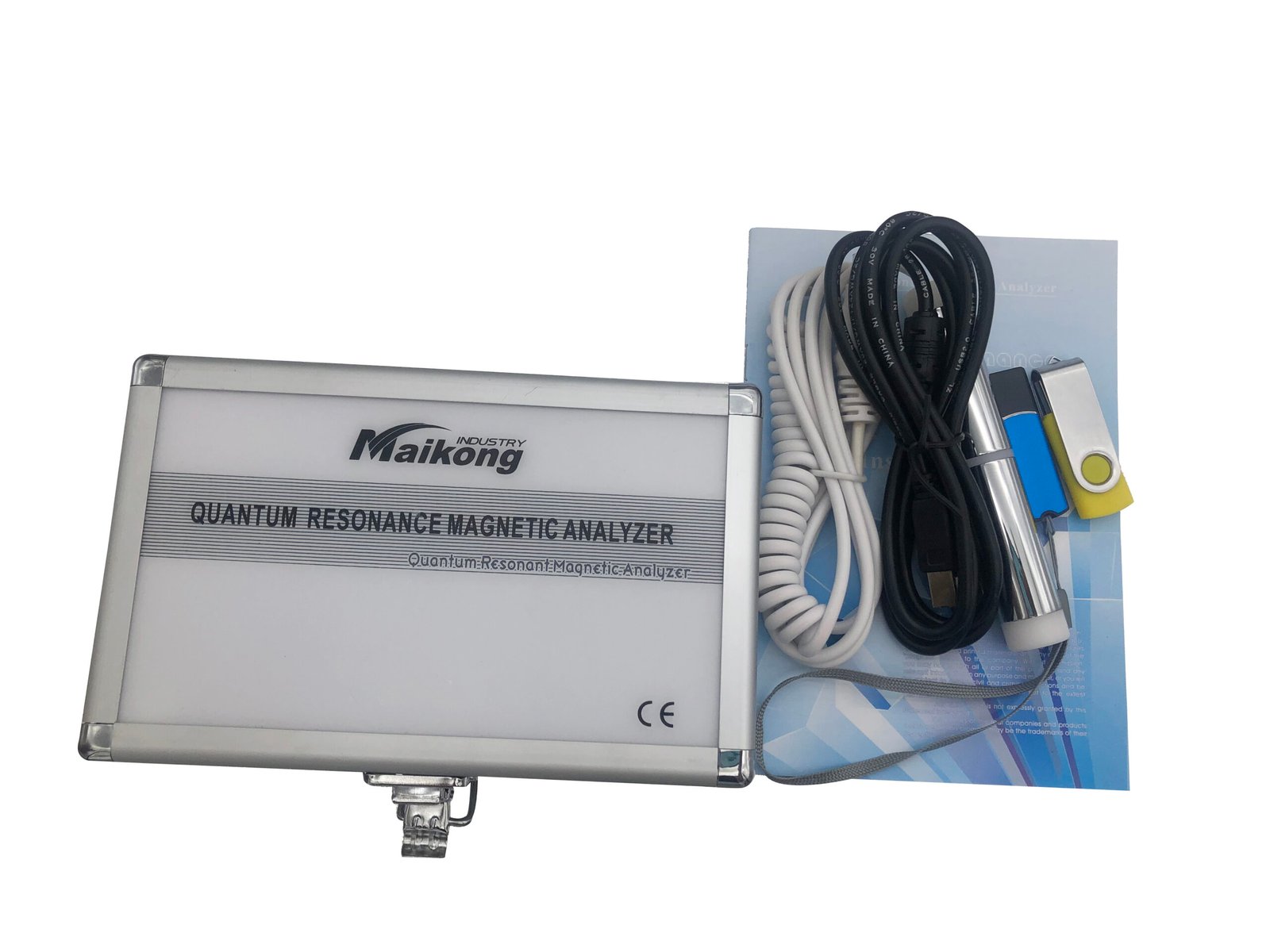 quantum resonance magnetic analyzer device with handheld sensor