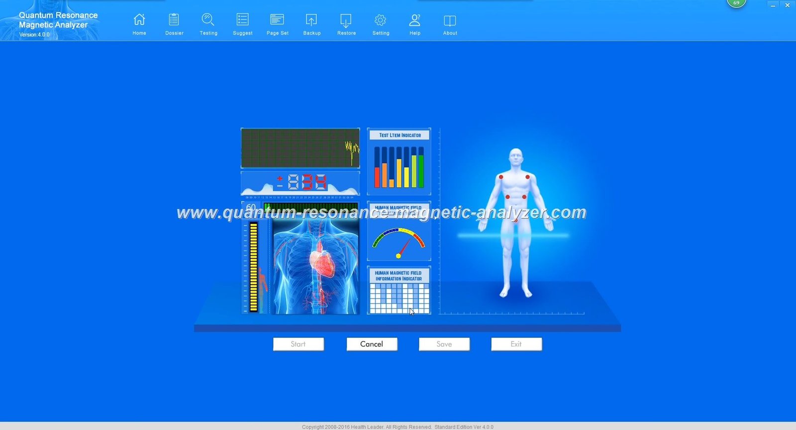 quantum scanner multilingual software interface