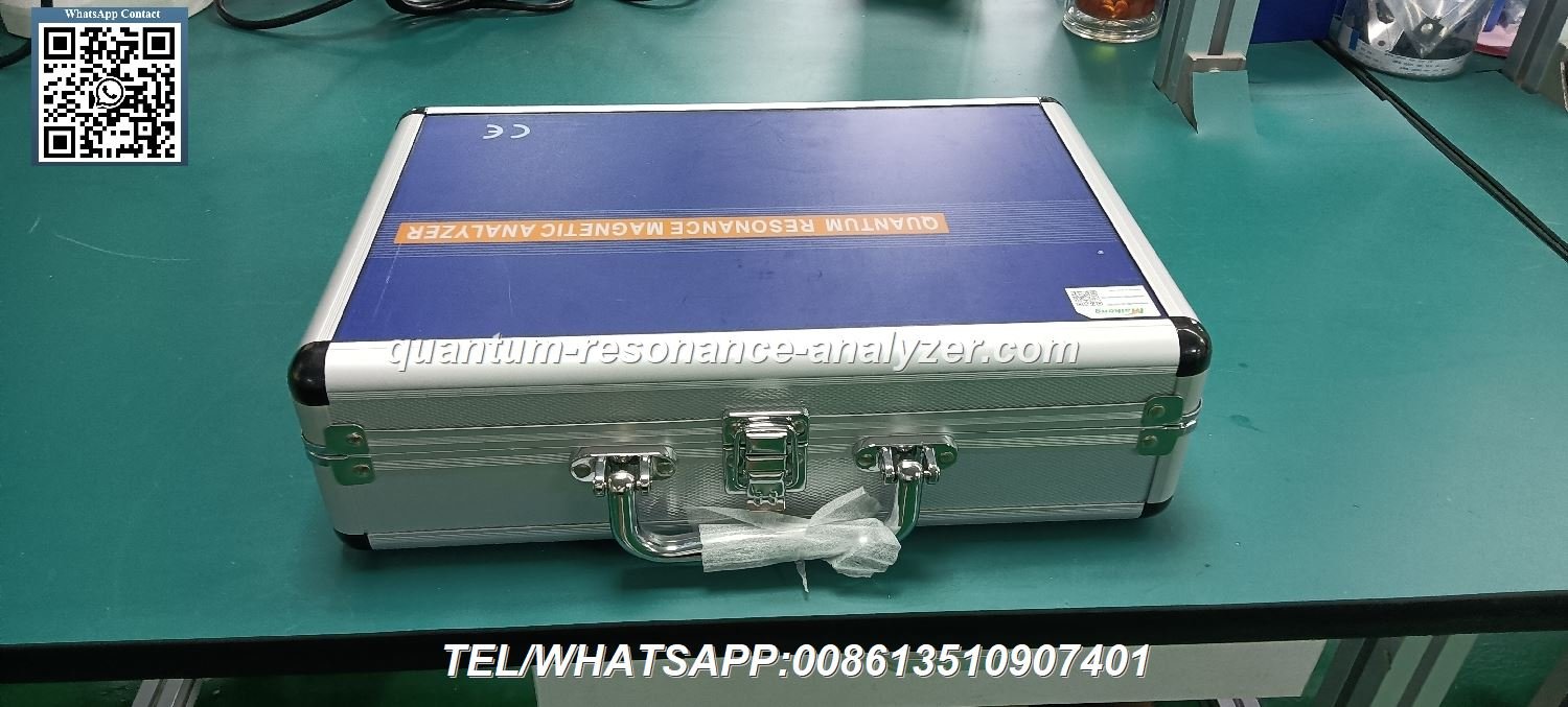 Quantum Scanner device MK-004 with hand sensor for health analysis in modern clinic setting