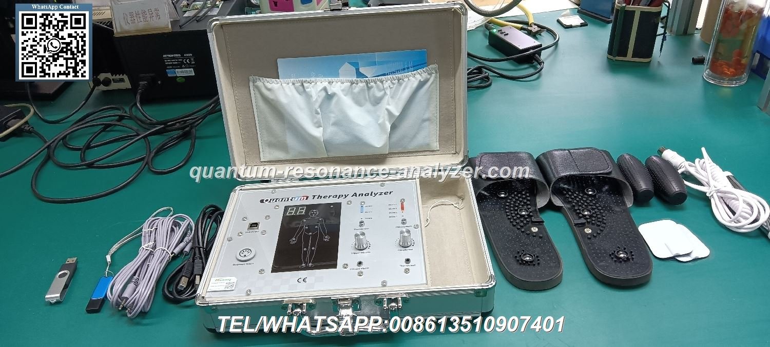 Quantum resonance magnetic analyzer being used in modern Philippines health clinic