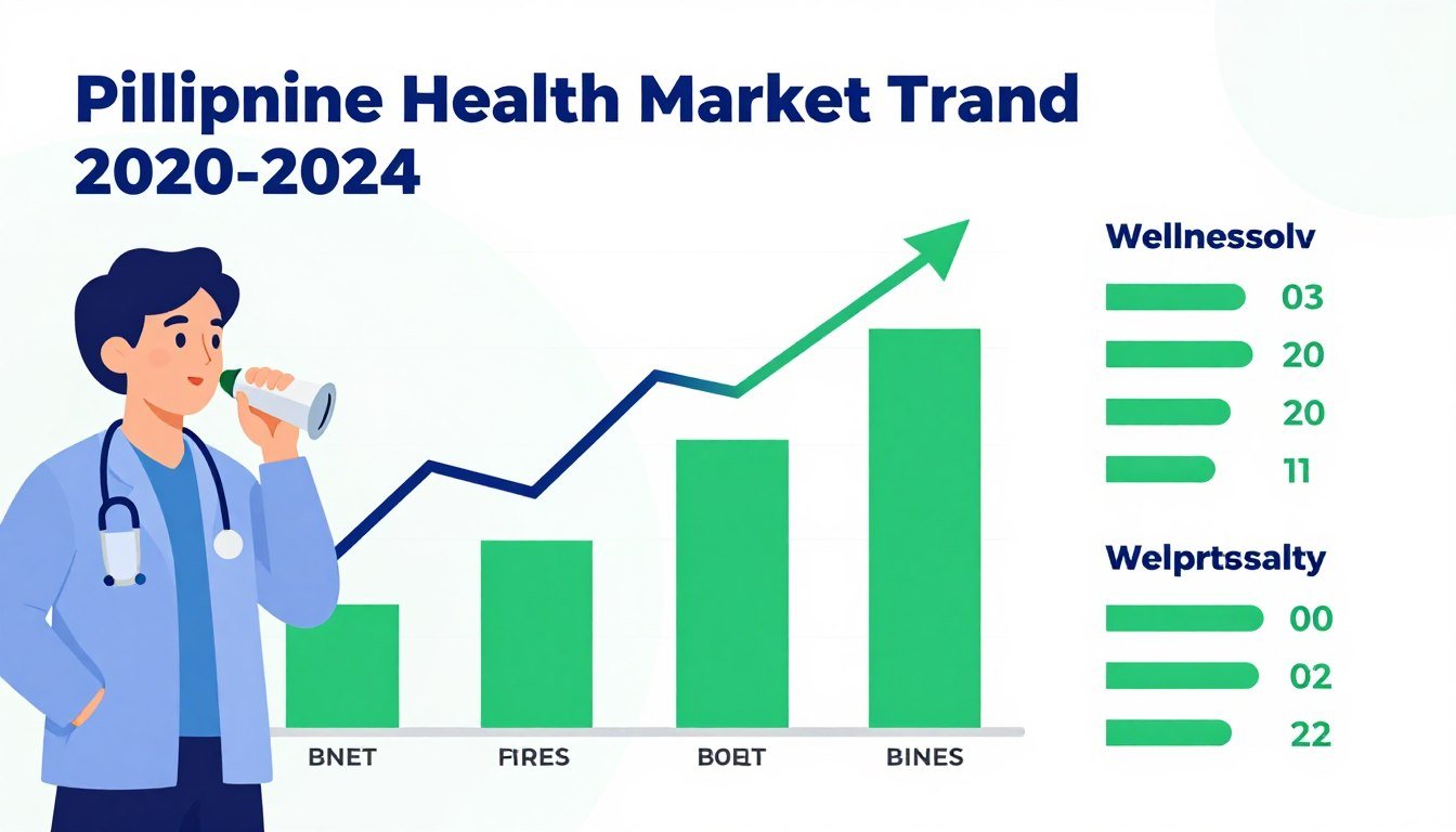 Philippine health and wellness market growth chart