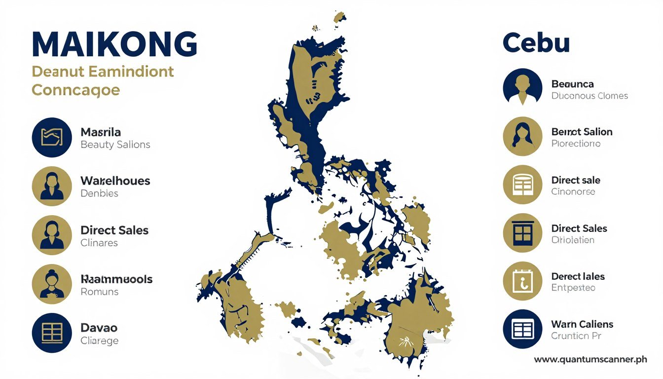 MAIKONG Philippines distribution network map