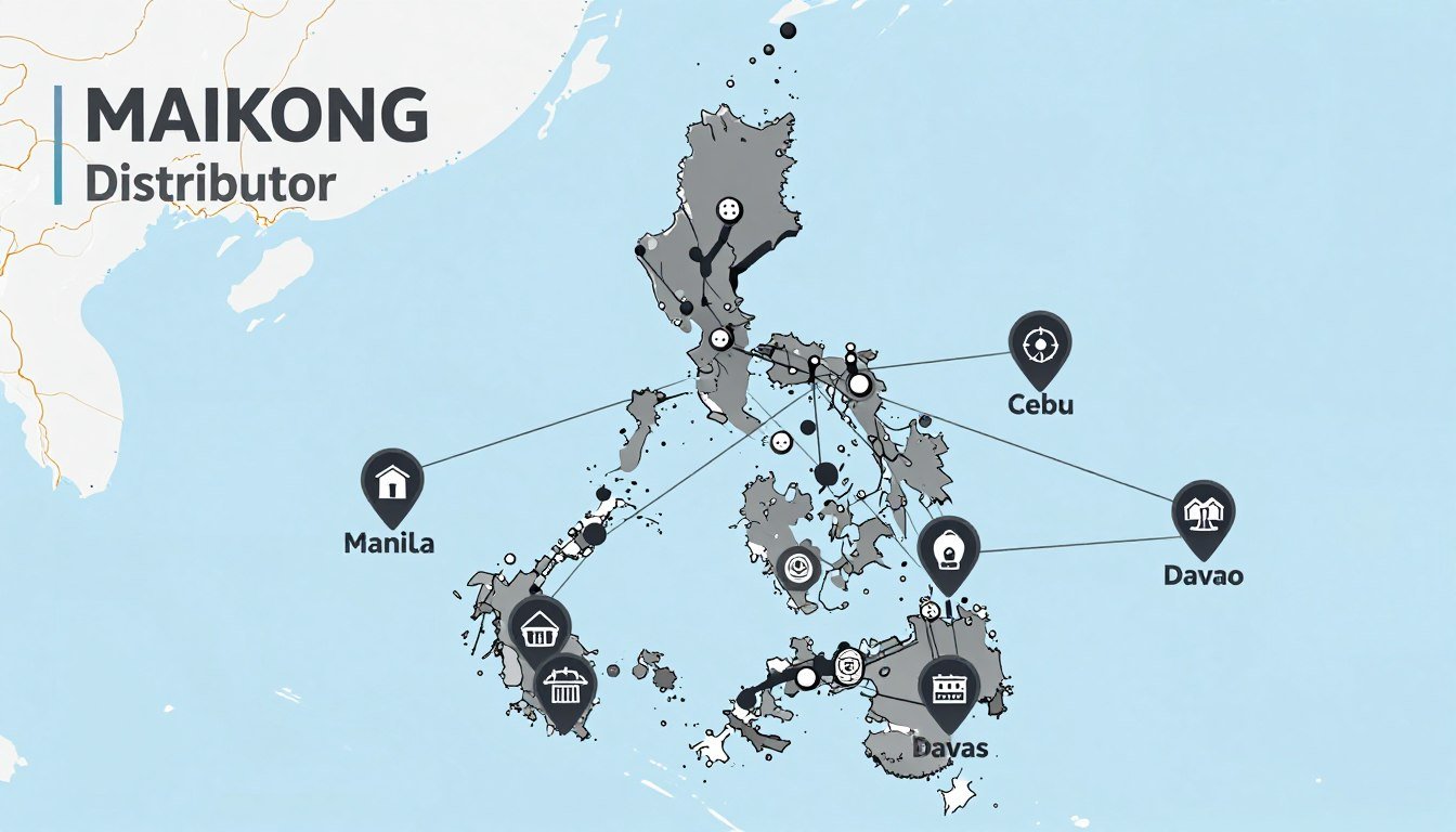 MAIKONG distributor network across Philippines showing business opportunities