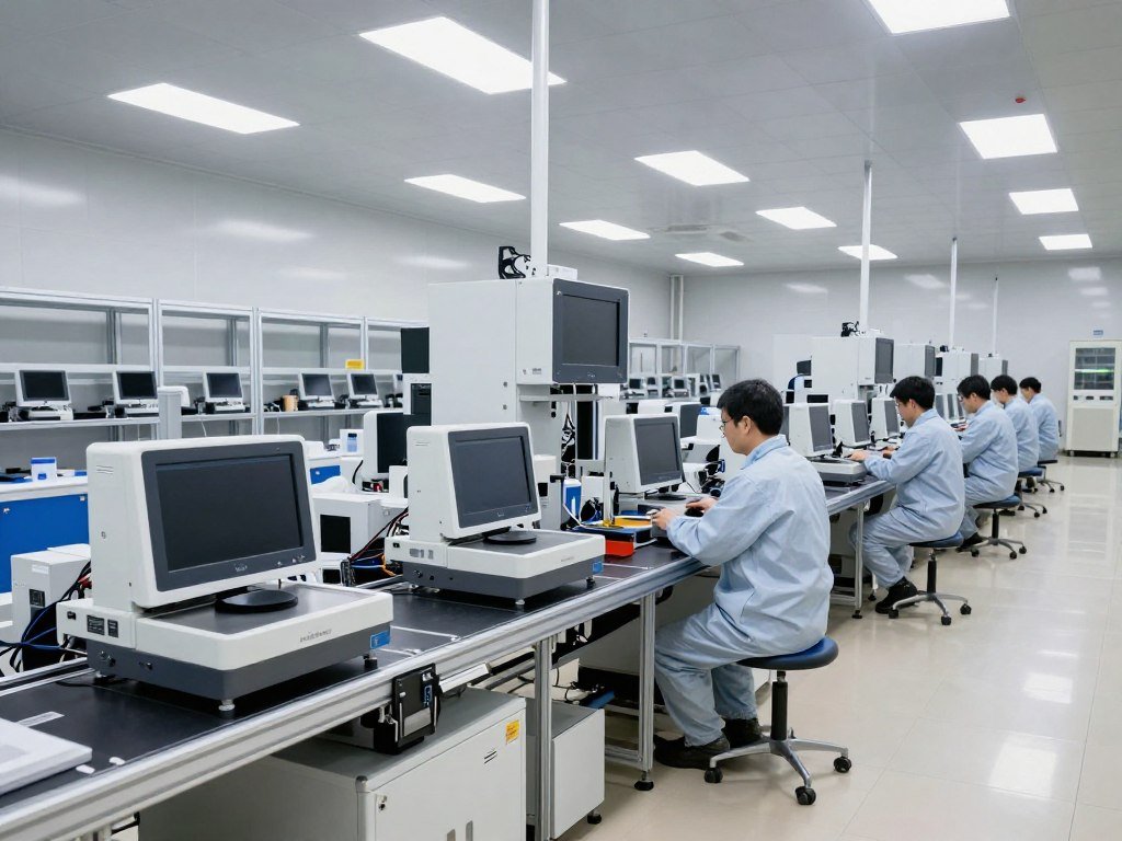 MAIKONG manufacturing facility in Shenzhen China showing production lines